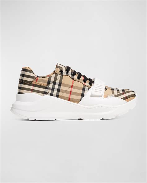 burberry regis sneakers men|Burberry Men's Regis Check Trainer Sneakers .